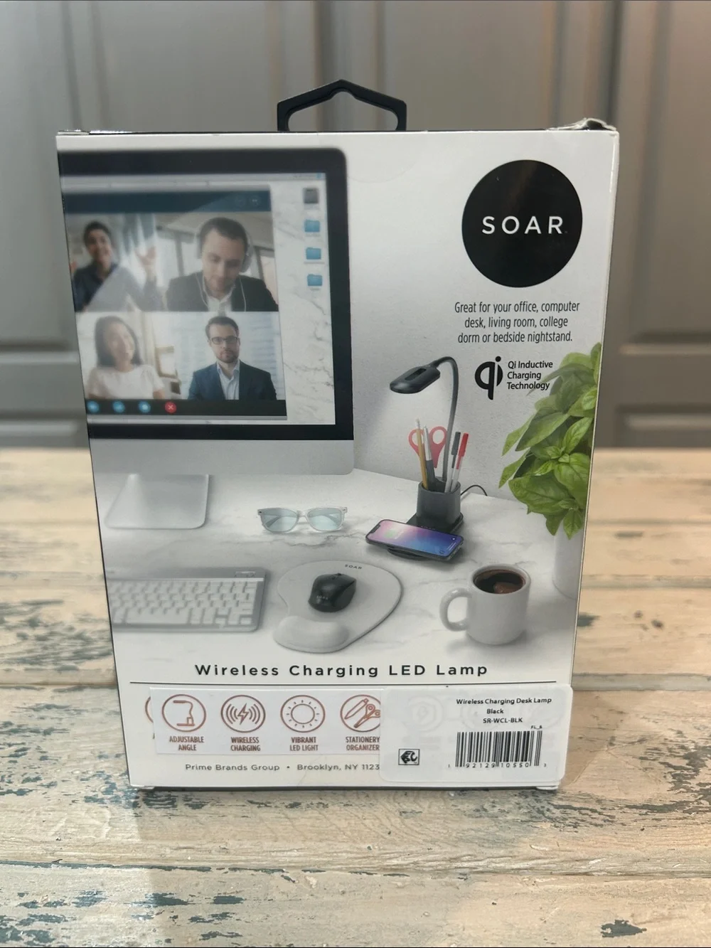 NWOT Soar Wireless Cell Phone Charging LED Lamp Pen Cup Qty 1 - Black or White